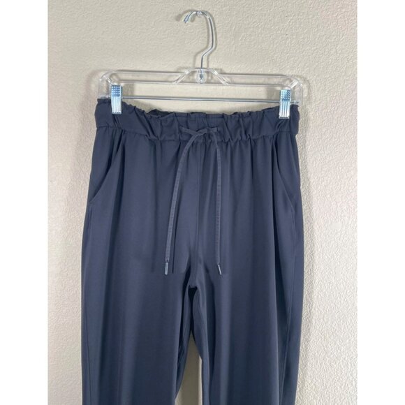Lululemon Stretch High Rise Jogger Pants Style W5DQDS Black - Picture 4 of 10